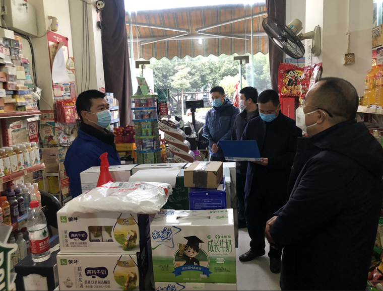 成都简阳文明单位多方筹措，保障疫情防控物资及生活物资供应