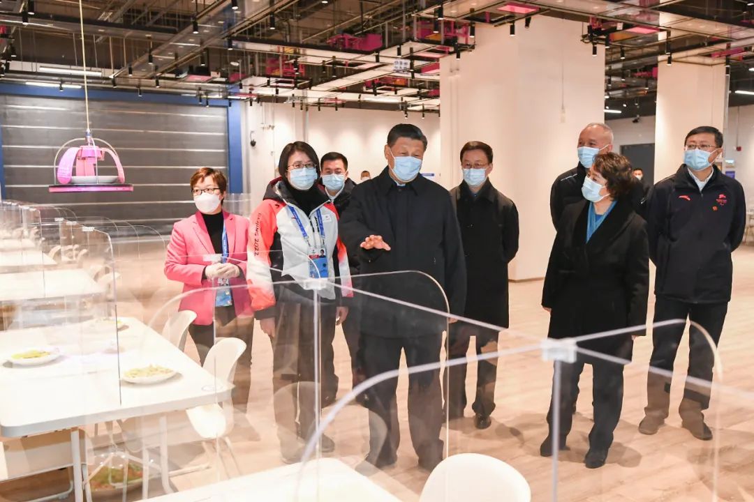 习近平考察北京冬奥会筹备工作_习近平考察国家速滑馆_冬奥会筹备