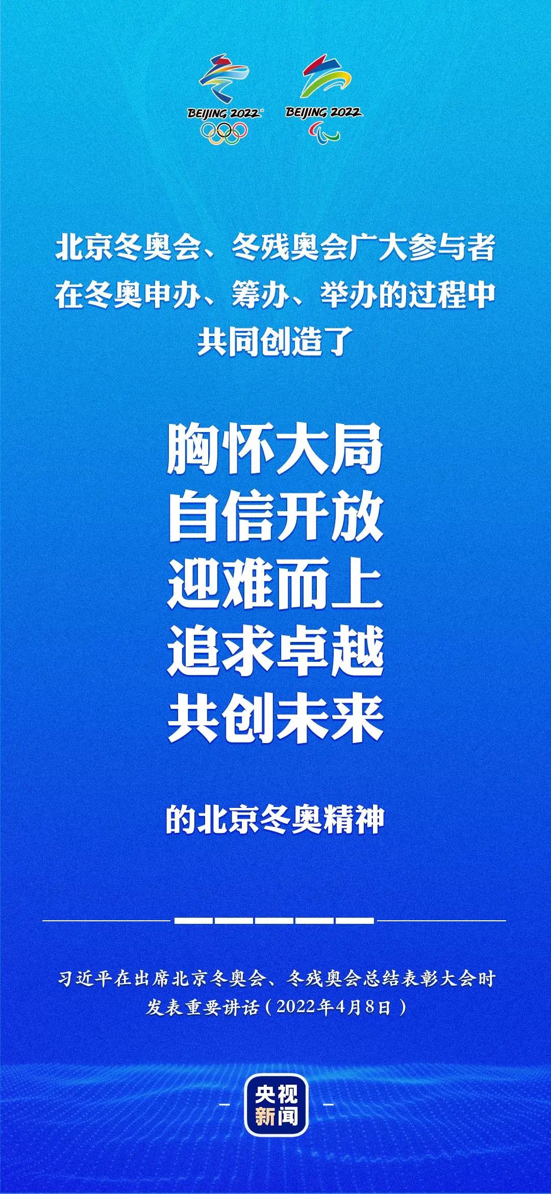 北京冬奥精神  实现中华民族伟大复兴_北京冬奥会总结表彰大会 习近平总书记讲话_冬奥会精神